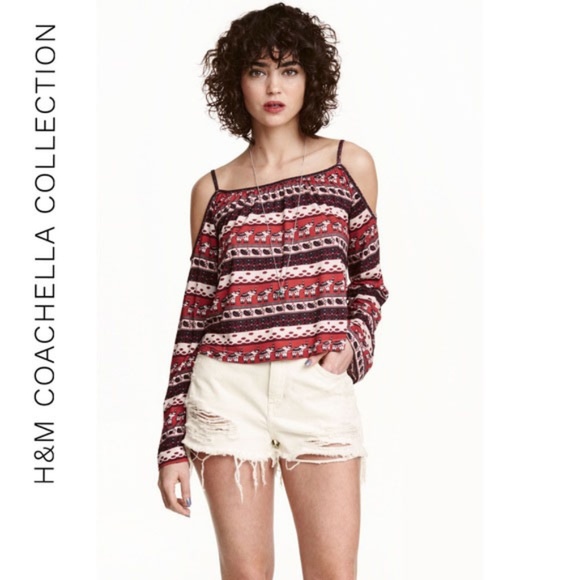 DONATED! H&M Coachella Boho Off Shoulder Top - Picture 8 of 8